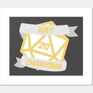 **New** NAT 20 CHARISMA! Posters and Art